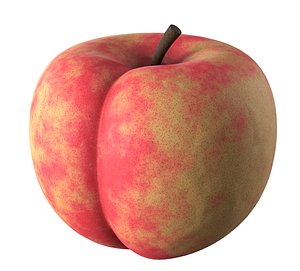 Peach PBR 3D model