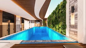 Hotel Recepion design 3D model