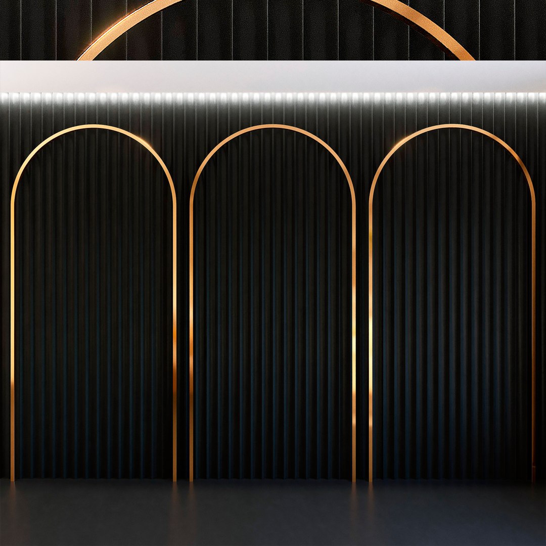 3D Model Wall Panel Set 131 - TurboSquid 1575846