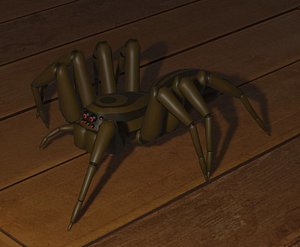 3D spider animal insect