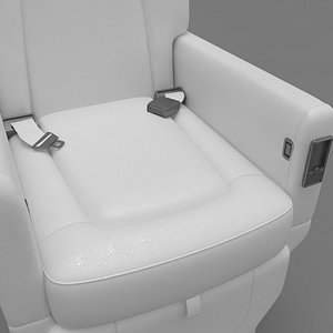 chair airplane 3D