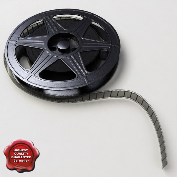video film reel 3d max