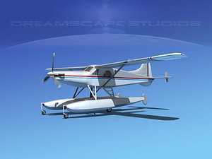3d model dehavilland beaver turboprop