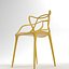 interior kartell masters mustard 3D model