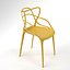 interior kartell masters mustard 3D model