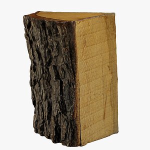3d model wood log