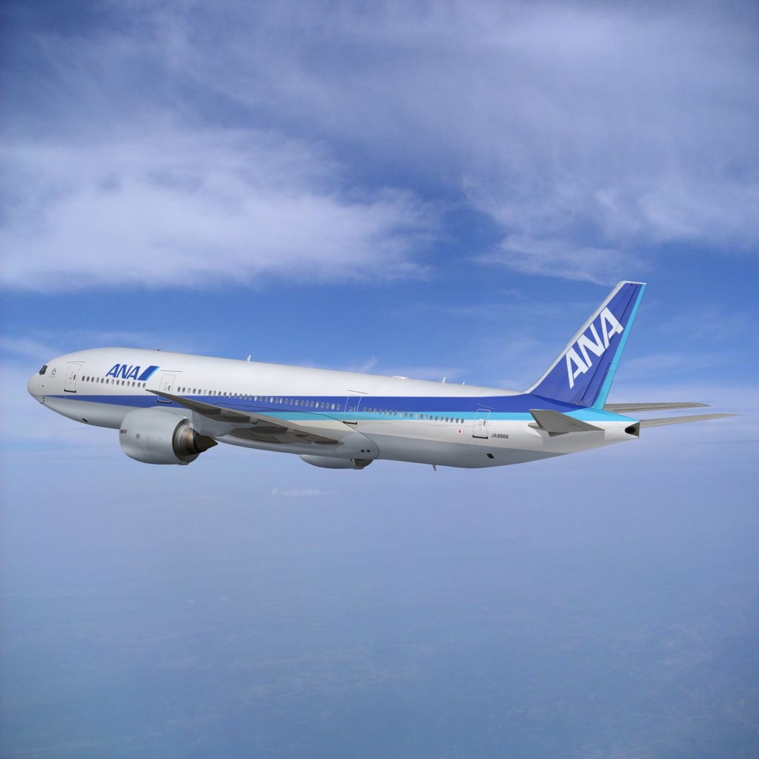 3d Model Boeing 777-200er