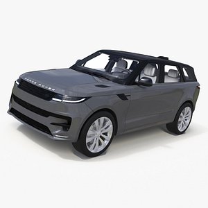 Range Rover Luxury SUV Grey model