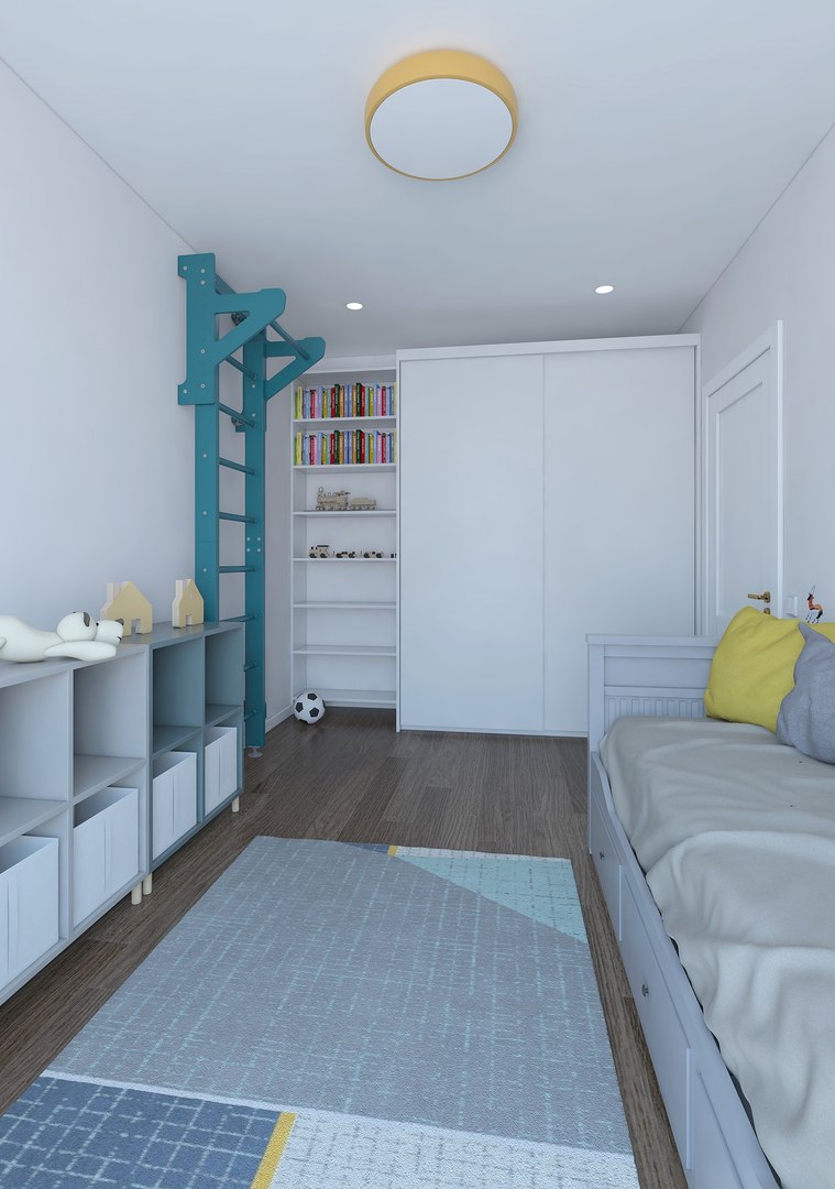 3D Childreninterior Bedroom - TurboSquid 1704020