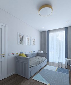 Playful childs room
