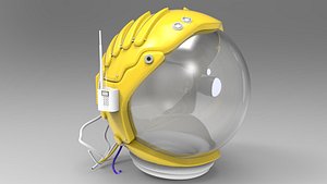 Mercury Astronaut Space Helmet - 3D Model Low-poly