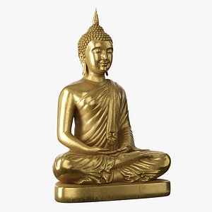 3D Thai Buddha statue model