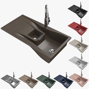 Sink Schock Waterfall D-150 with SC-55 Faucet