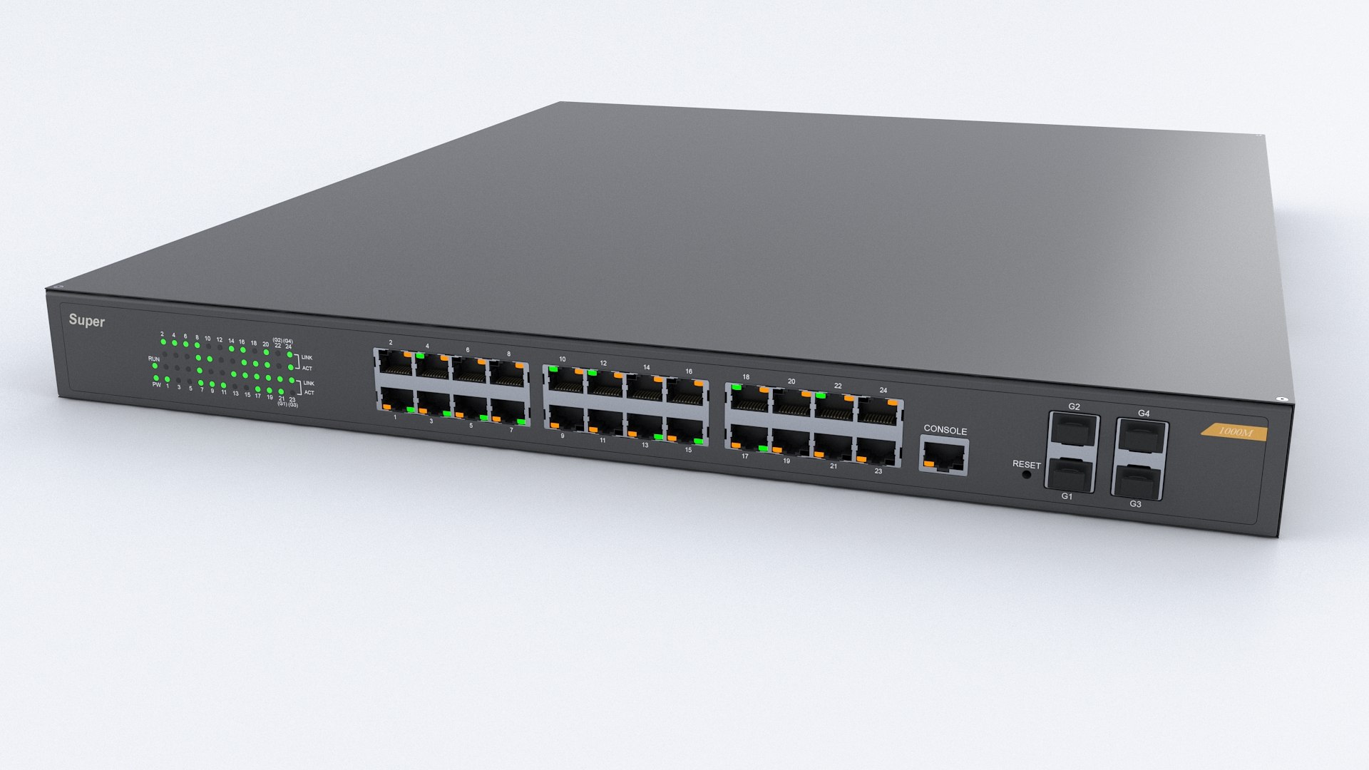 Network Switch 3D Model - TurboSquid 1652199