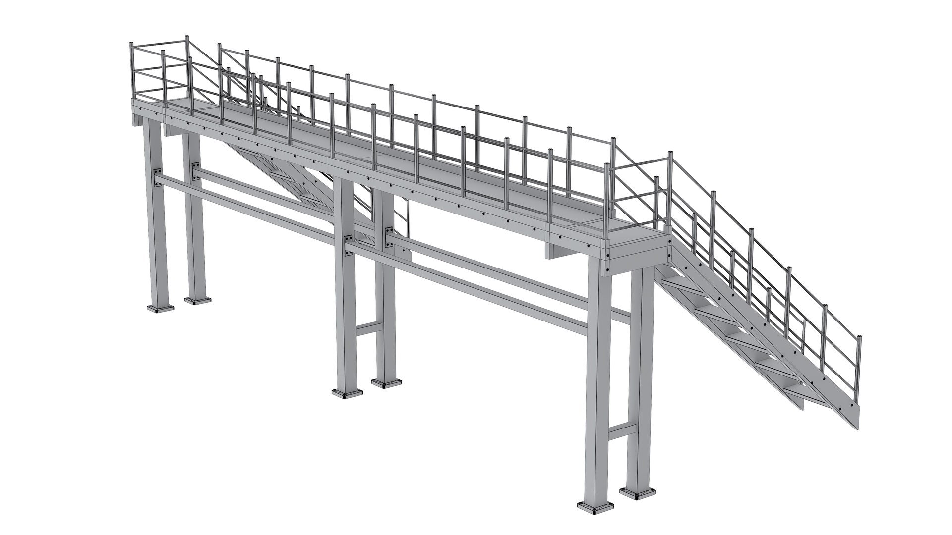 Industrial Bridge 3D - TurboSquid 2274482