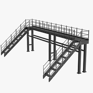 Industrial Bridge 3D
