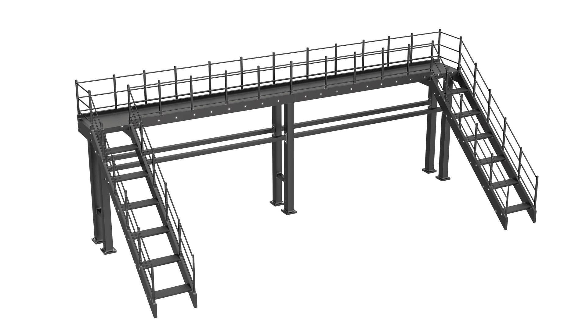 Industrial Bridge 3D - TurboSquid 2274482