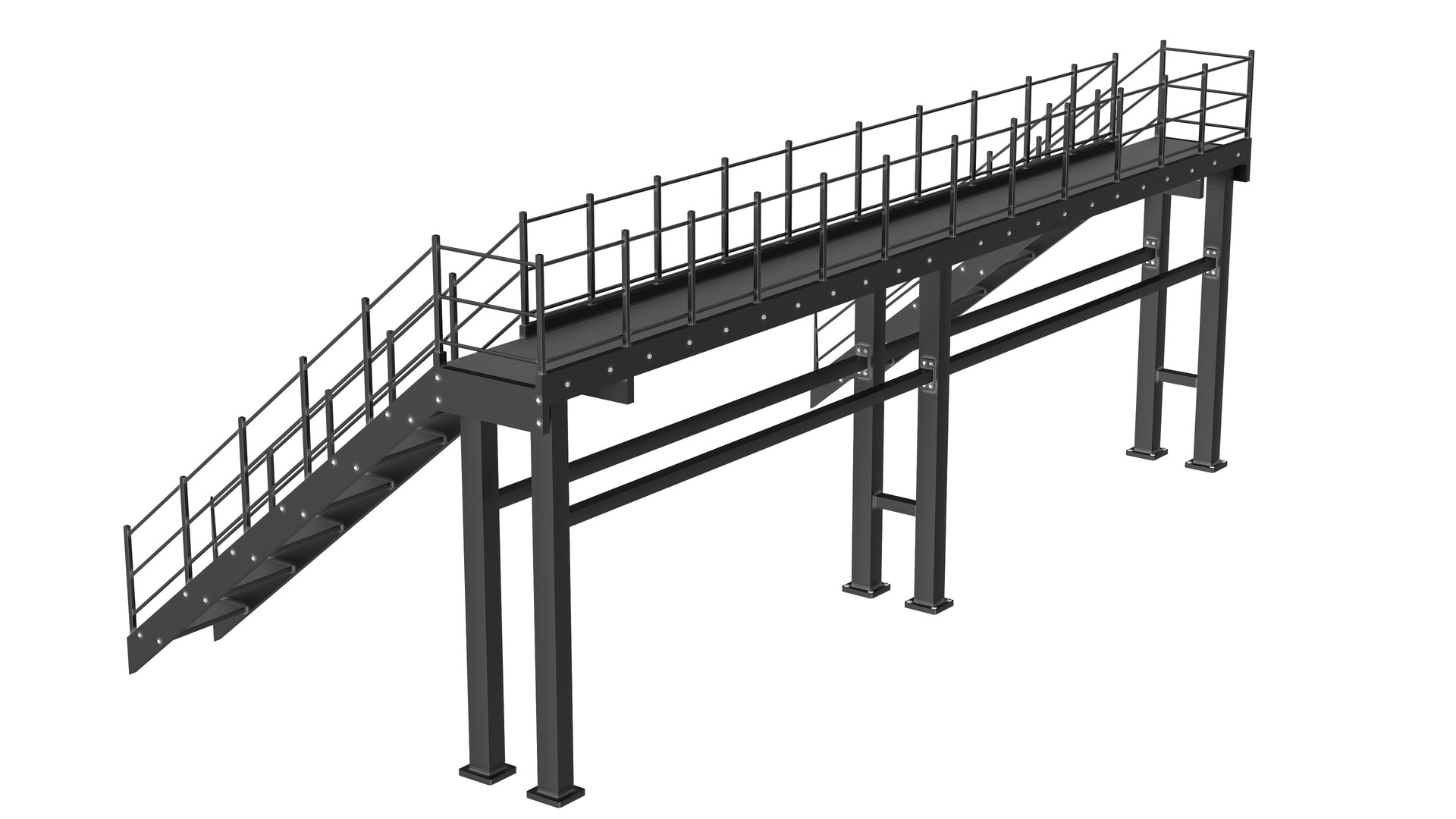 Industrial Bridge 3D - TurboSquid 2274482