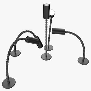 minimalistic Reading lamp B-Bone Rigged