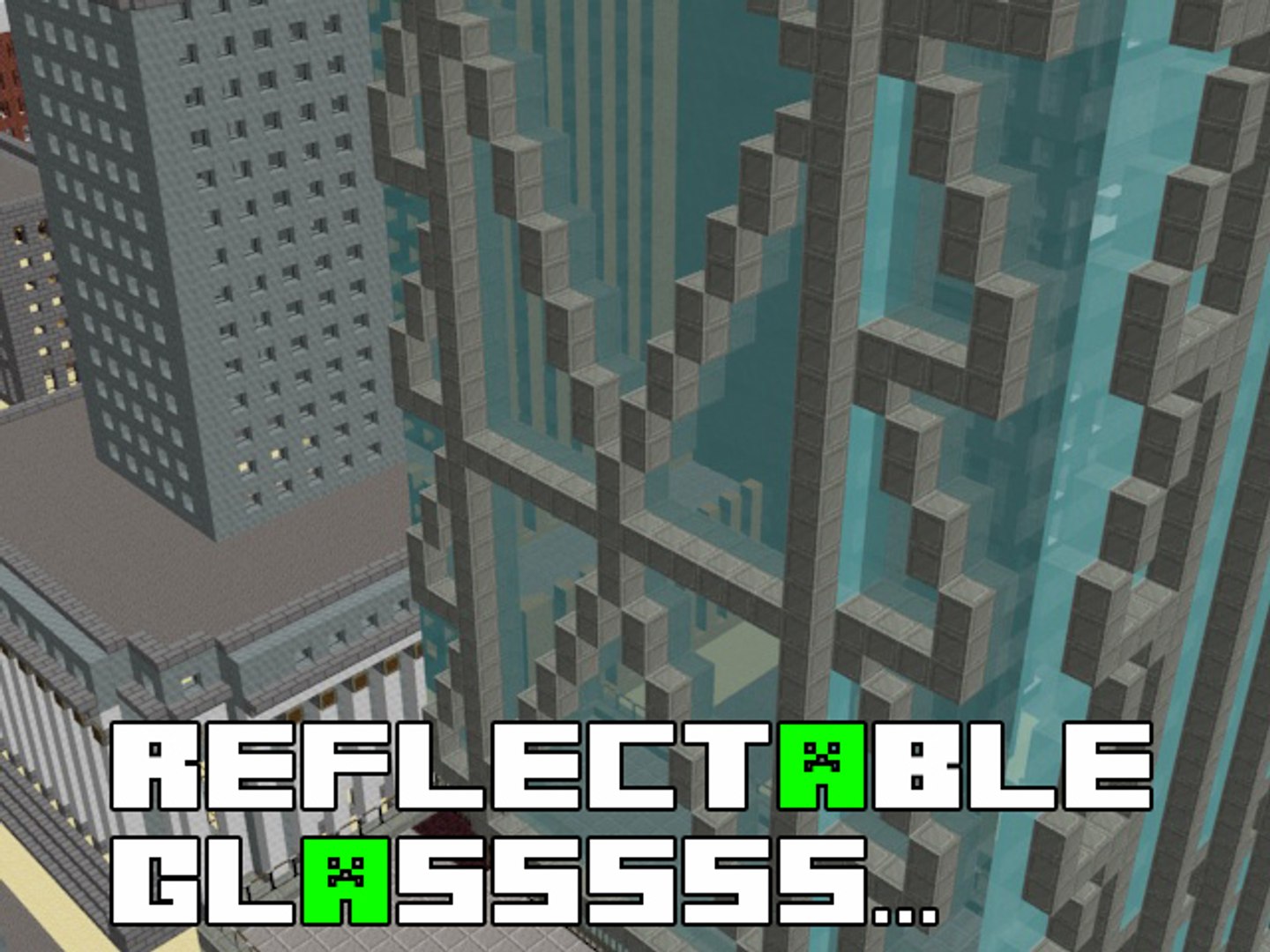 City Minecraft 3d Model
