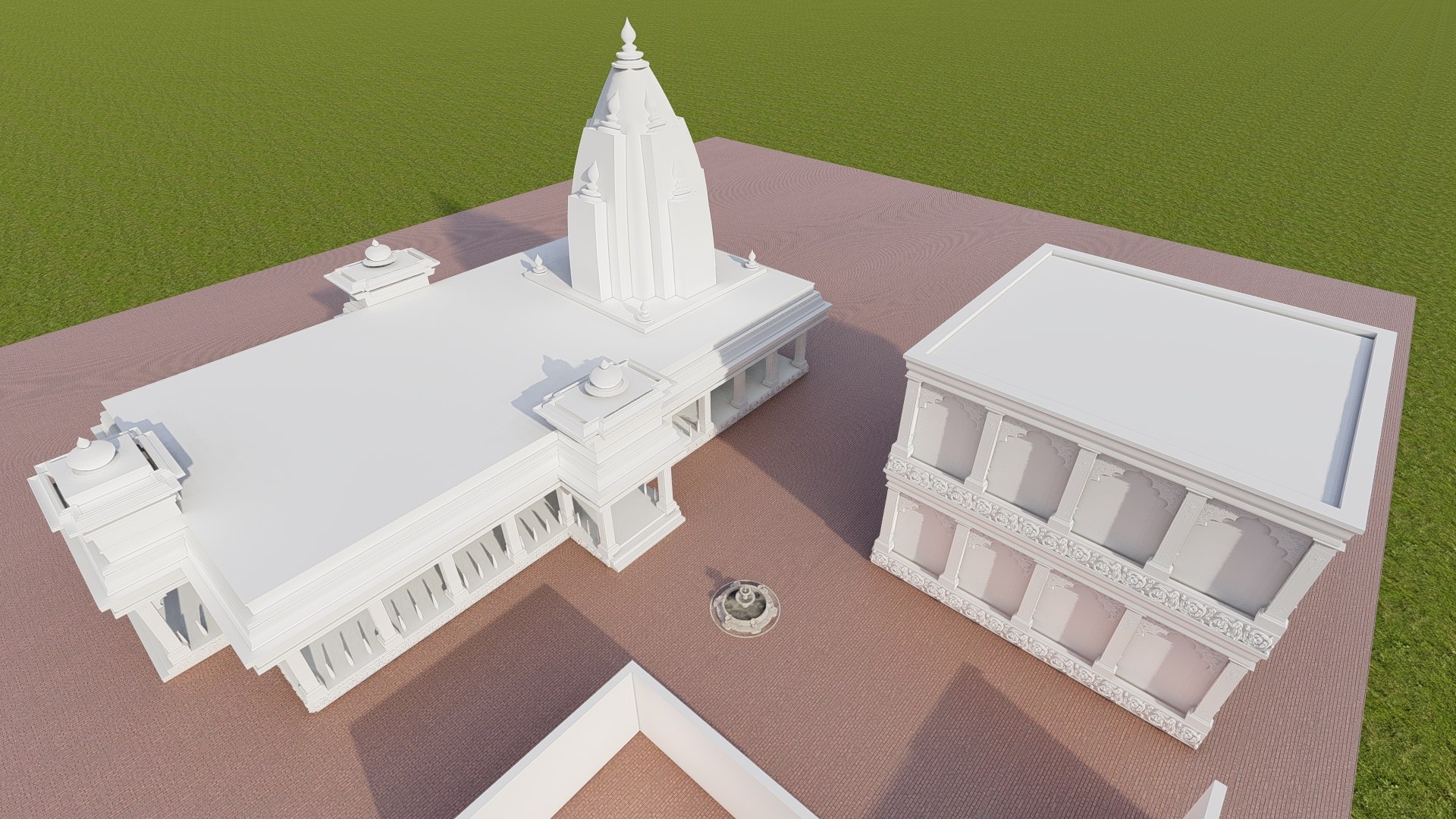 Temple - Mandir Model - TurboSquid 1808397