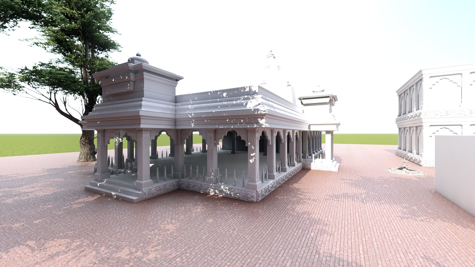 Temple - Mandir Model - TurboSquid 1808397