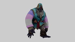 Mystic Yeti Warrior 3D Model 3D model
