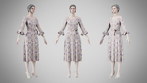 3D Dress 03 Whimsical Loop Mosaic