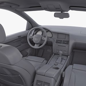 Interior Audi Q7 2005-2015 M 1 3D model