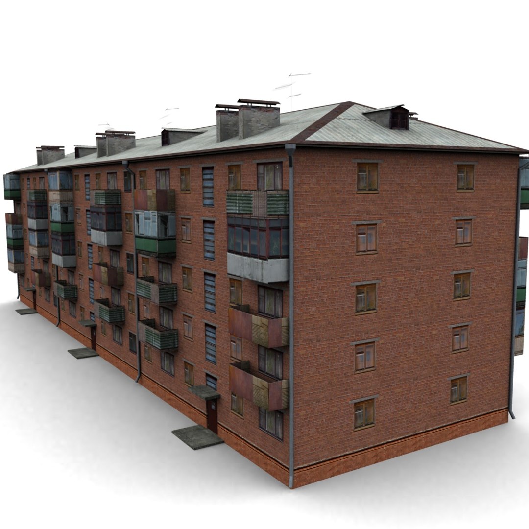 Soviet House 3d Max