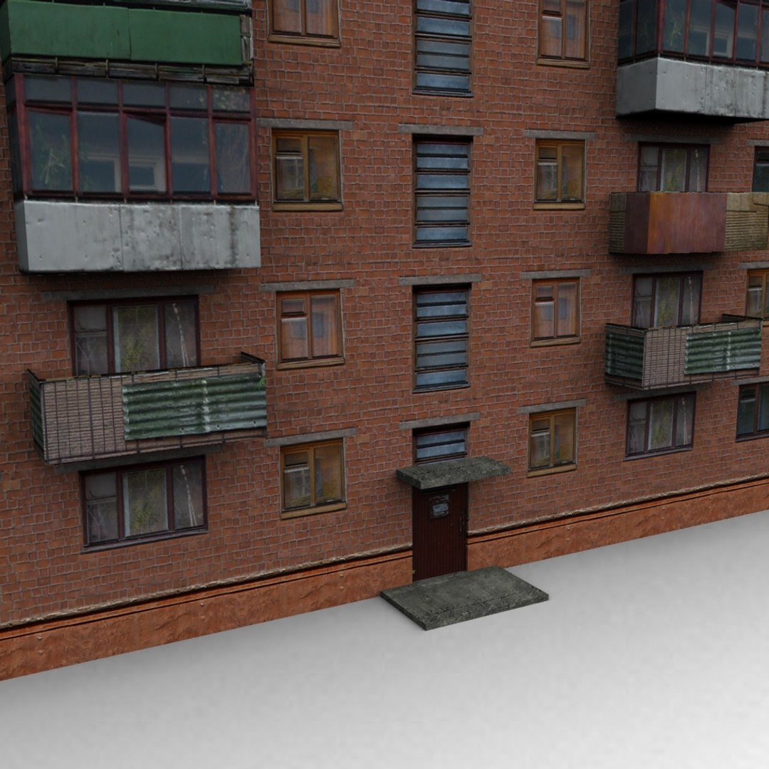Soviet House 3d Max