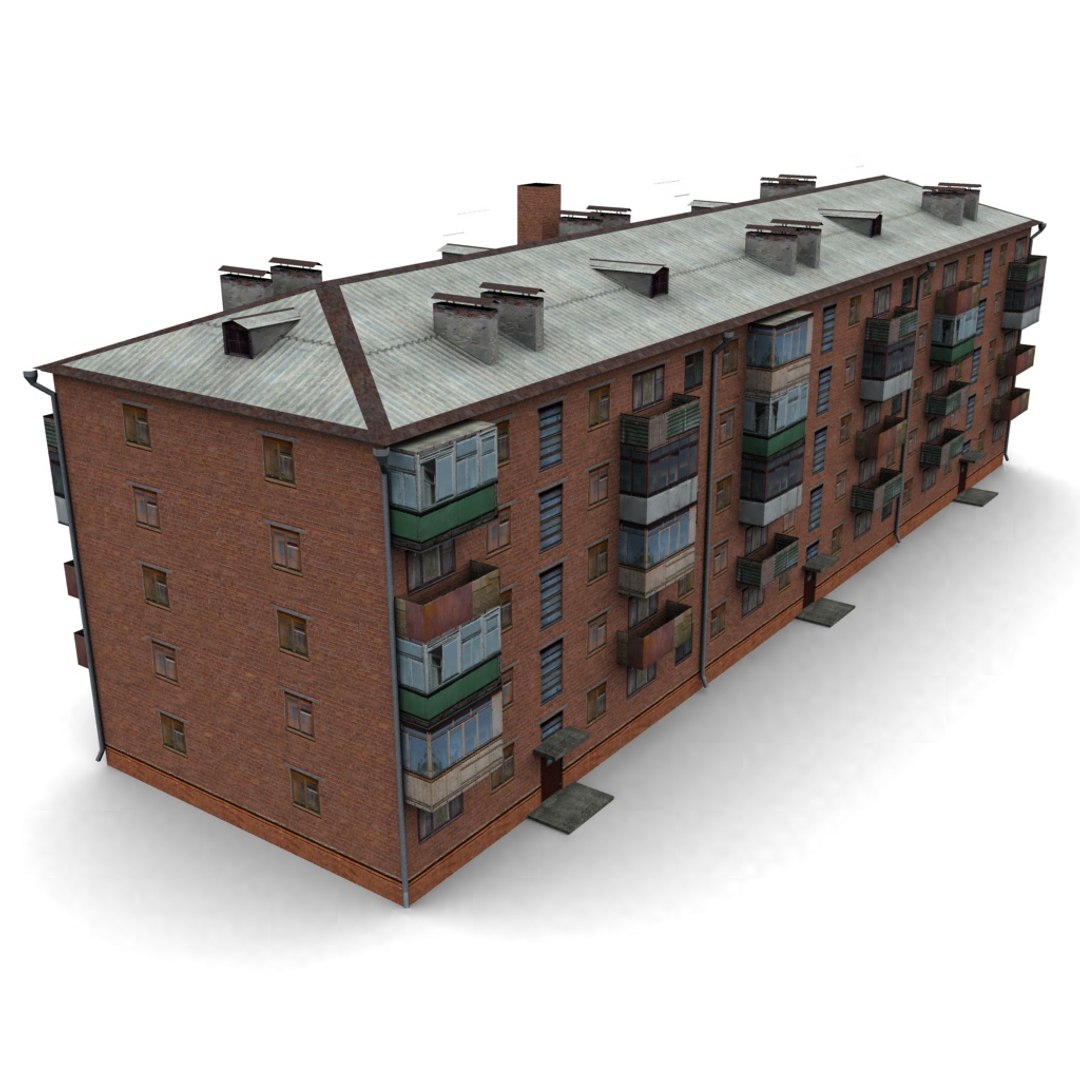 Soviet House 3d Max