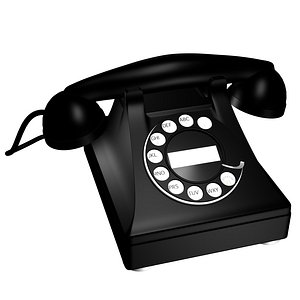 Rotary Phone 3D Models for Download | TurboSquid