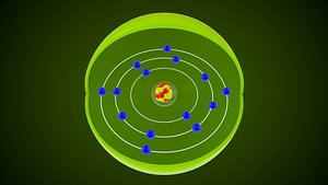 Silicon Atom 3D model