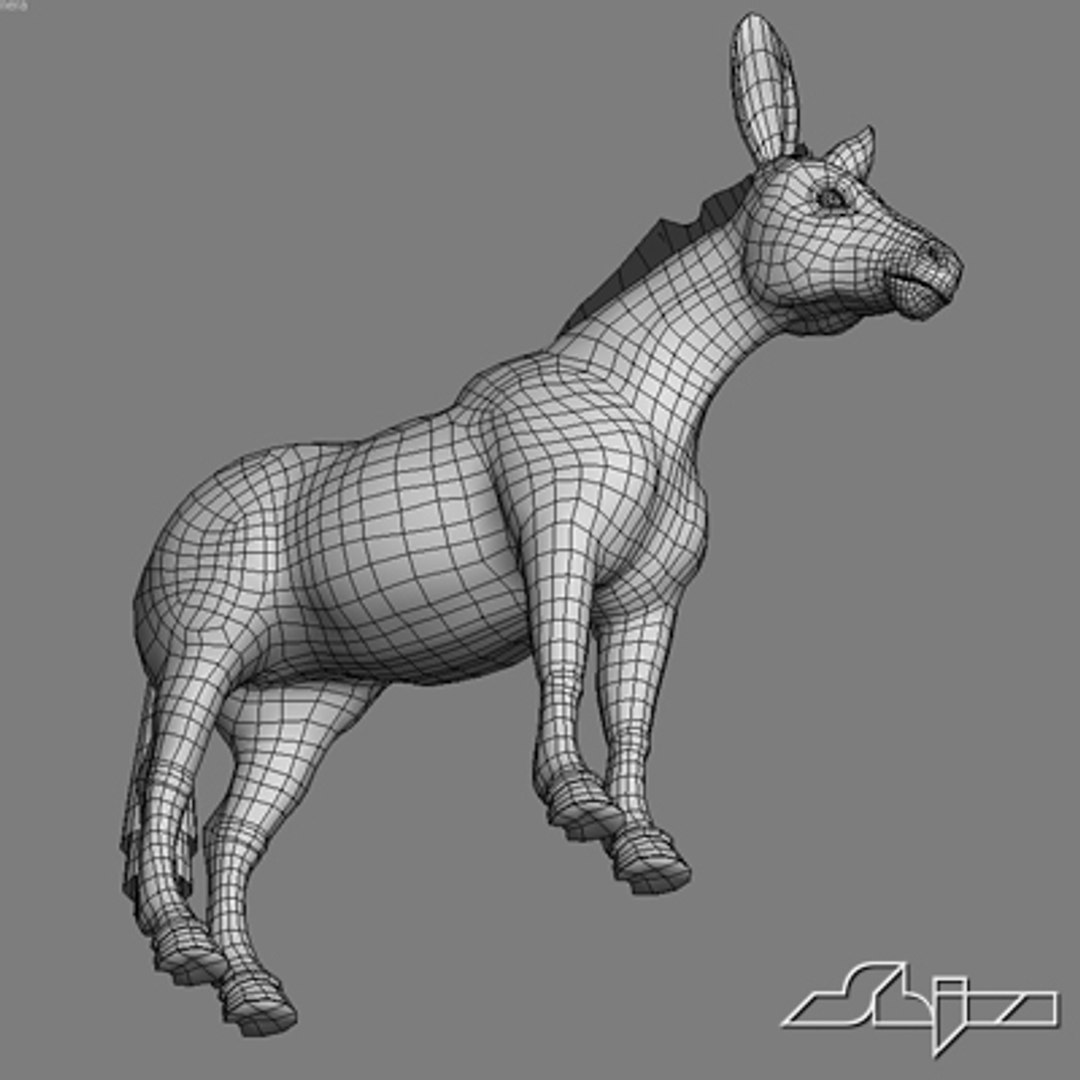 3d Donkey