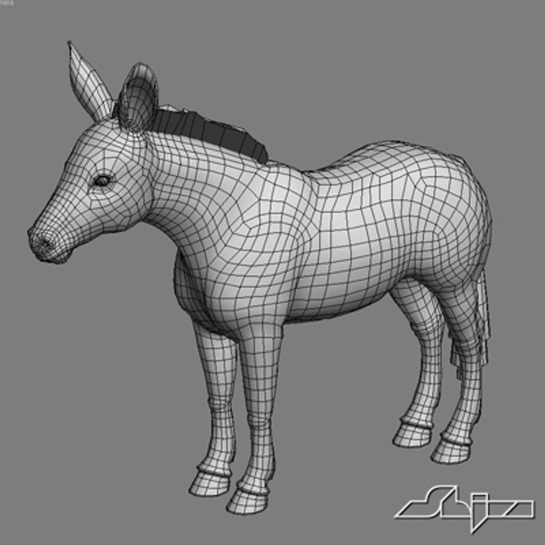 3d Donkey