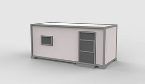 3D Container House 02 3D model