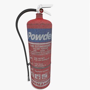 3D model extinguisher