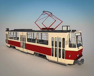 tatra t6a5 tram 3D model