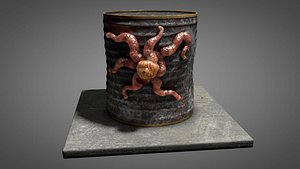 3D creature tin