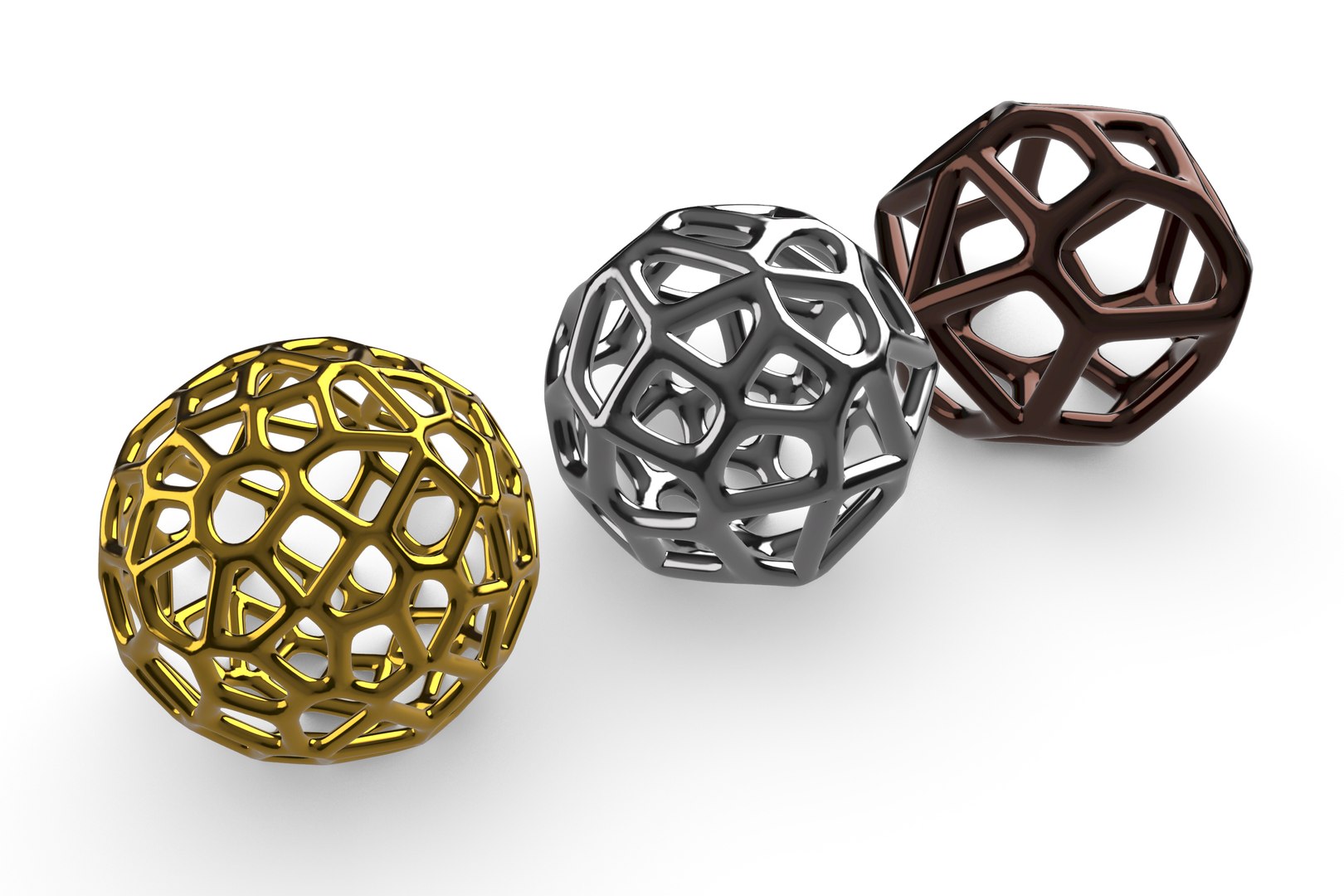 3D Model Metal Ball Skeleton Geometries - TurboSquid 2039097