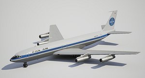 max low-poly boeing panam