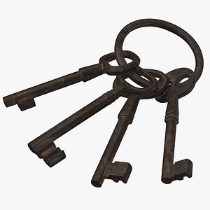 Old Skeleton Keys on Ring