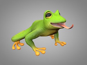 frog toad 3D model