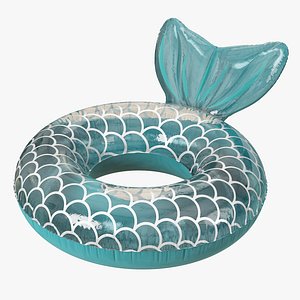 Sunny LIFE Mermaid inflatable pool ring 3D model