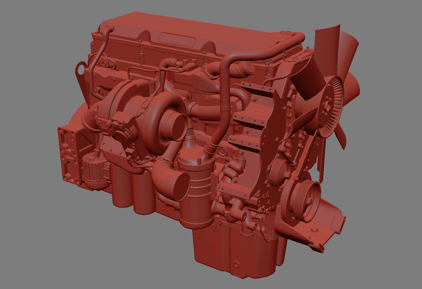 modèle 3D de Moteur Detroit Diesel série 60 - TurboSquid 1293699