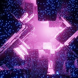 3d model of a cosmic tunnel model