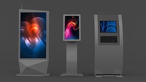 Electronic Kiosk Collection model