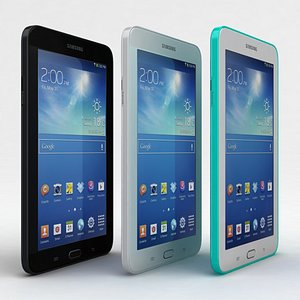 Samsung Galaxy Tab 3 Lite 7.0 Black-White-Green