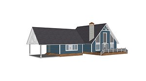 3D model Cabin House -10